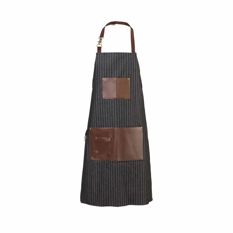 A1 Bravehead Pinstripe Apron Black Kampanjahinta