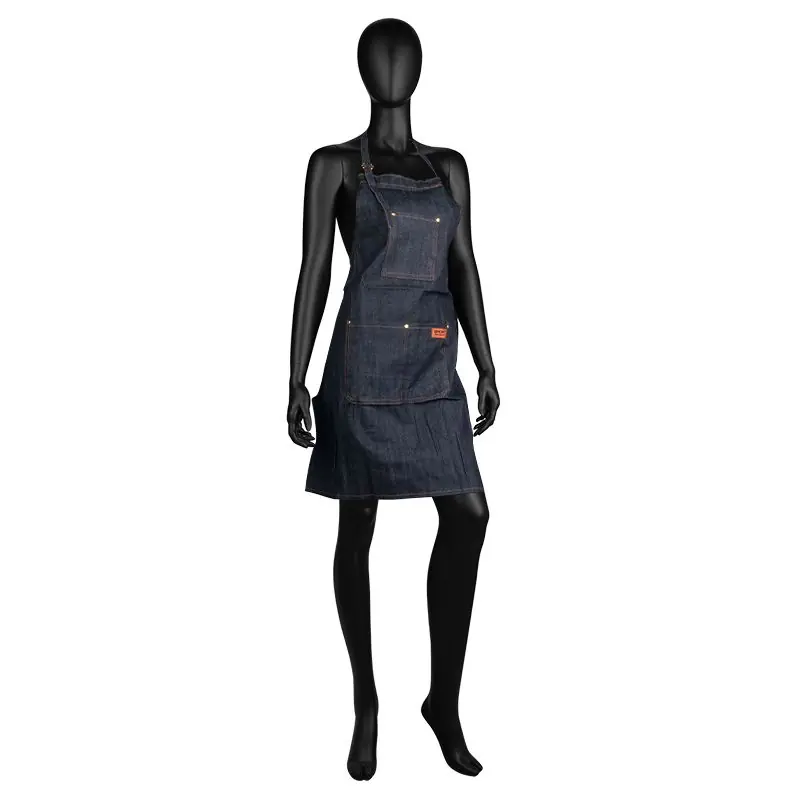 Heti Saatavilla Light Barber Apron Denim työessu