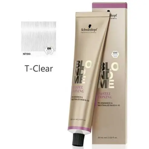 Schwarzkopf BlondMe Pastel Toning T-Clear 60 ml Nopea Toimitus