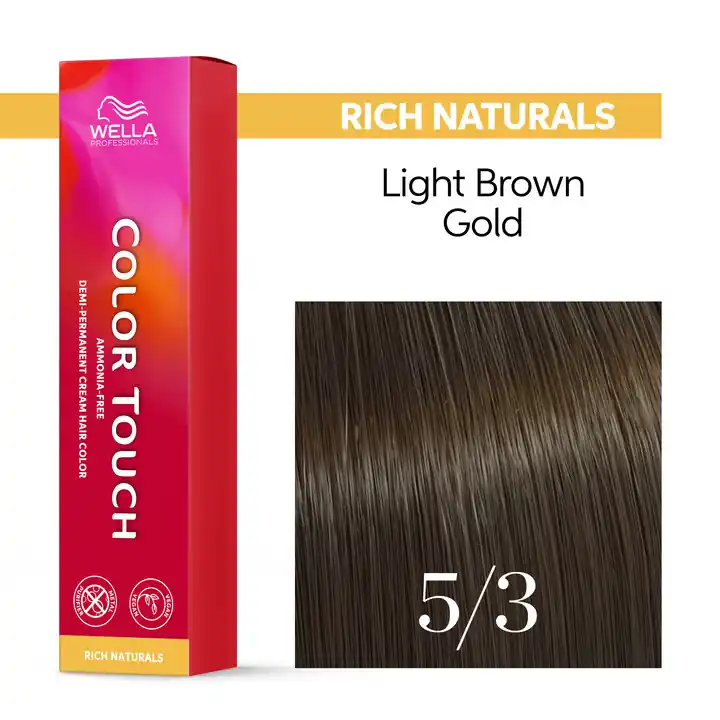 Wella Color Touch 5/3 Rich Naturals 60 ml Sertifioitu