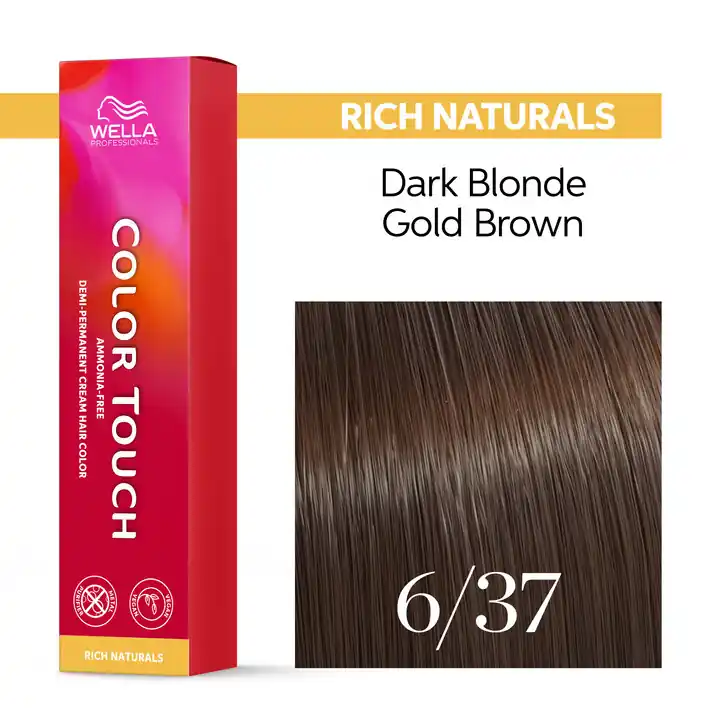 Kausialennus Wella Color Touch 6/37 Rich Naturals 60 ml