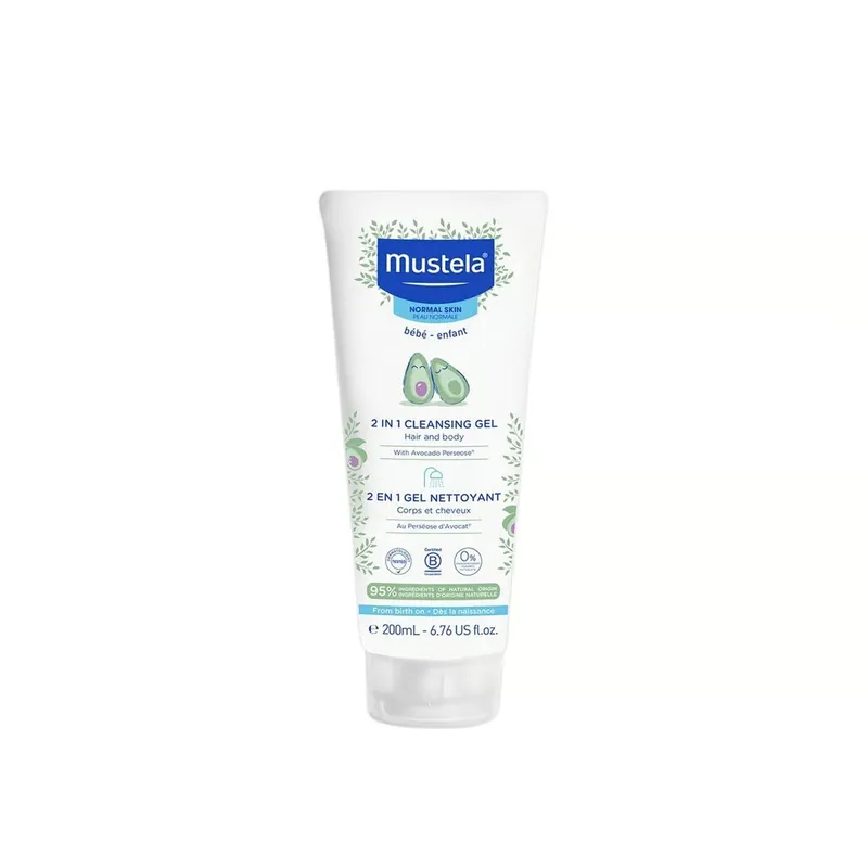 Uutuus Mustela Baby 2-In-1 Puhdistusgeeli 200ml Suomi Toimitus