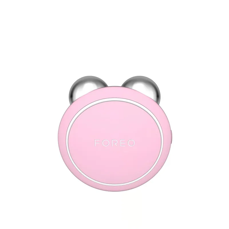Asiakkaiden Suosikki FOREO BEAR™ mini Älykäs Mikrovirtainen Kasvojen Kiinteyttävä Laite Pearl Pink Suomi Toimitus