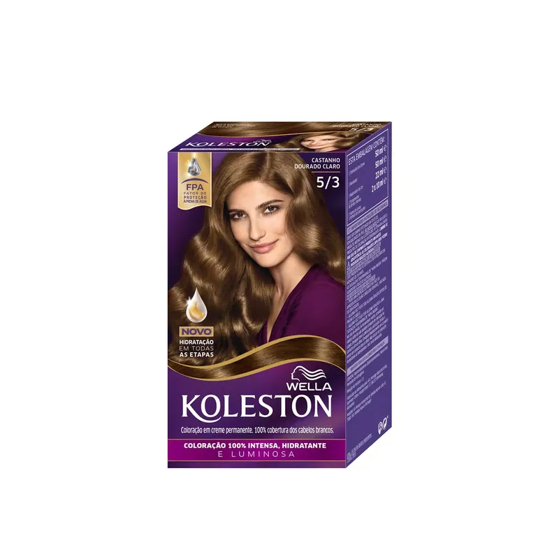 Rajoitettu Tarjous Wella Koleston 5/3 Light Golden Brown Kestävä Hiusväri Suomi Toimitus