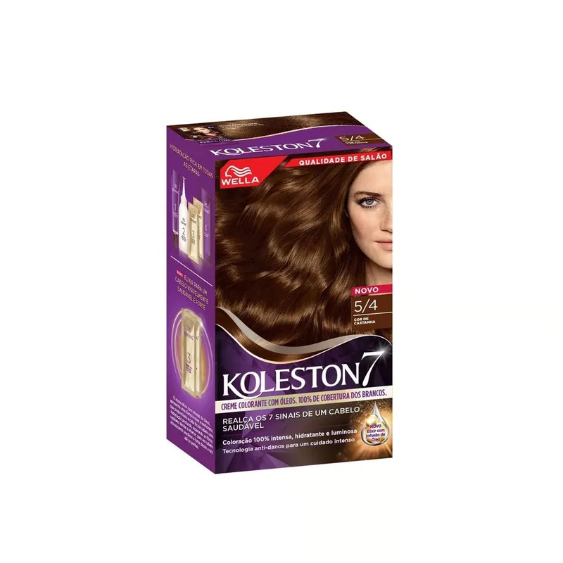 Superhinta Wella Koleston 5/4 Chestnut Kestävä Hiusväri Suomi Toimitus