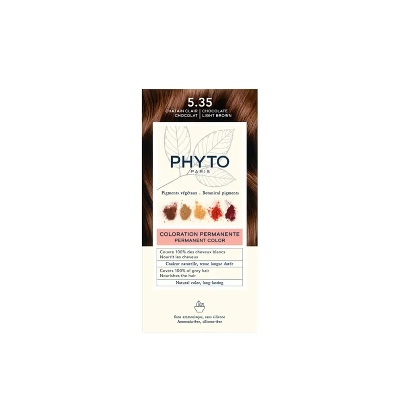 Phytocolor Kestoväri Sävy 5.35 Chocolate Light Brown Suomi Toimitus Alkuperäinen