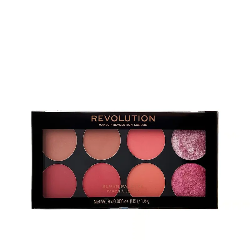 Makeup Revolution Ultra Blush -paletti Sugar & Spice 1.6g x8 Suomi Toimitus Loppuunmyynti
