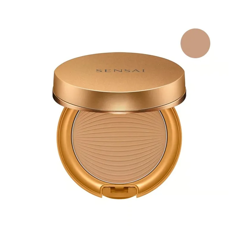 Halpa Hinta SENSAI Silky Bronze Natural Veil Kompaktipuuteri SPF20 SC03 Medium 8.5g Suomi Toimitus