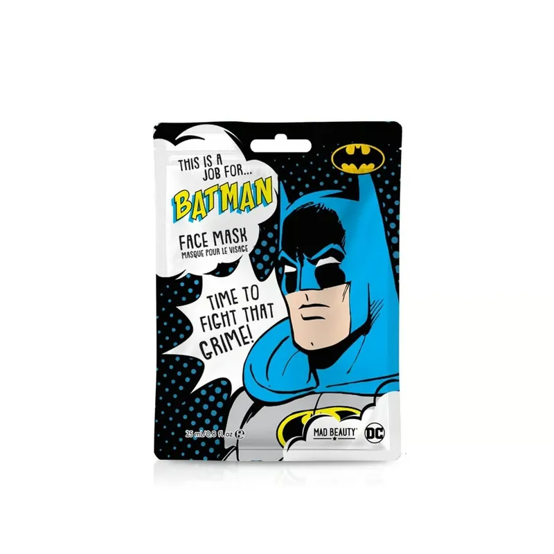 Mad Beauty Batman Mustan Teen Kangasnaamio Kasvoille 25ml Suomi Toimitus Viikonlopputarjous