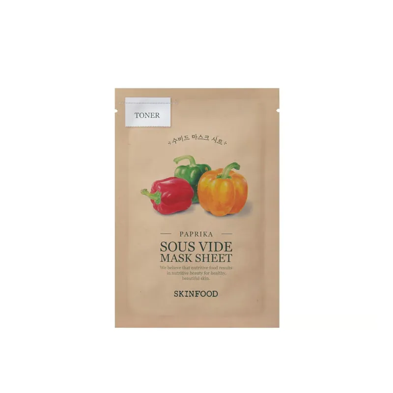 Superhinta SKINFOOD Paprika Sous Vide Naamioarkki 18g Suomi Toimitus