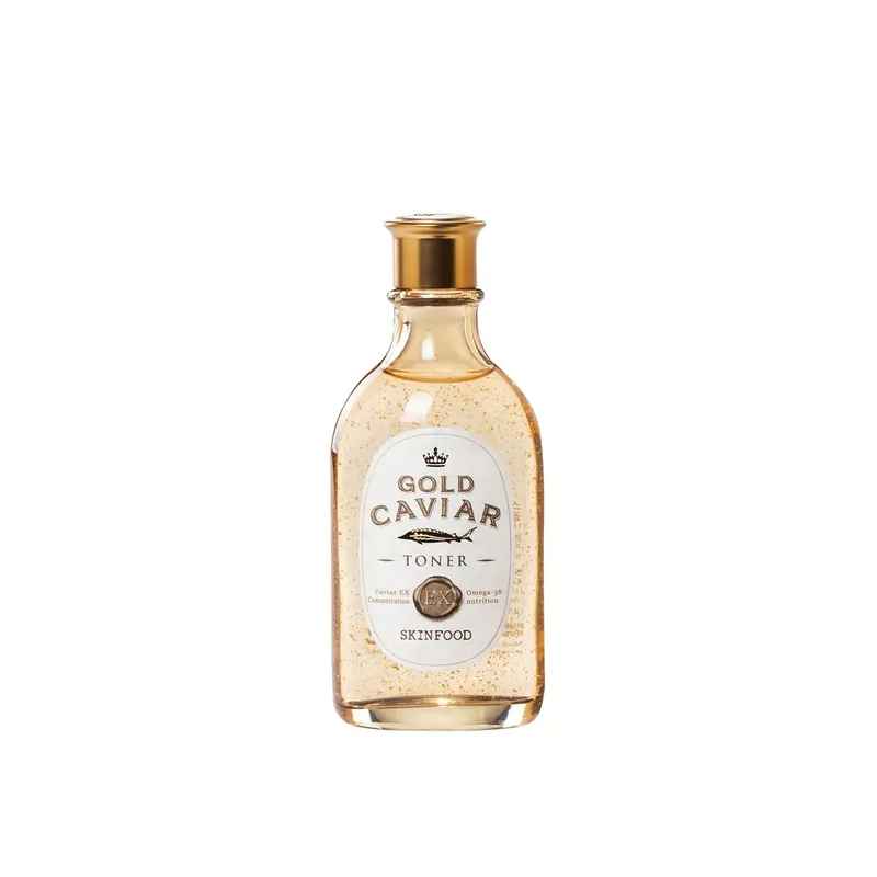 Nopea Toimitus SKINFOOD Gold Caviar Kasvovesi 145ml Suomi Toimitus