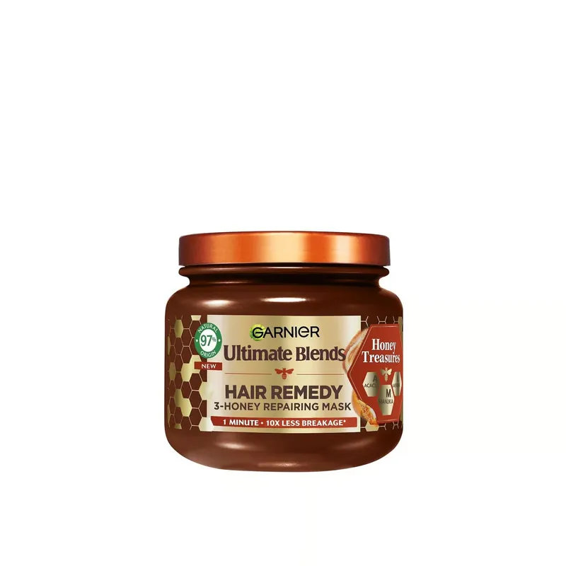 Rajoitettu Tarjous Garnier Ultimate Blends Hair Remedy Honey Treasures Naamio 340ml Suomi Toimitus