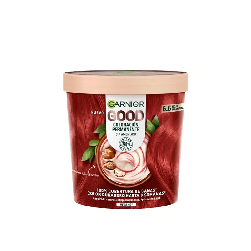 Kausialennus Garnier Good Kestovärjäys 6.6 Pomegranate Red Suomi Toimitus