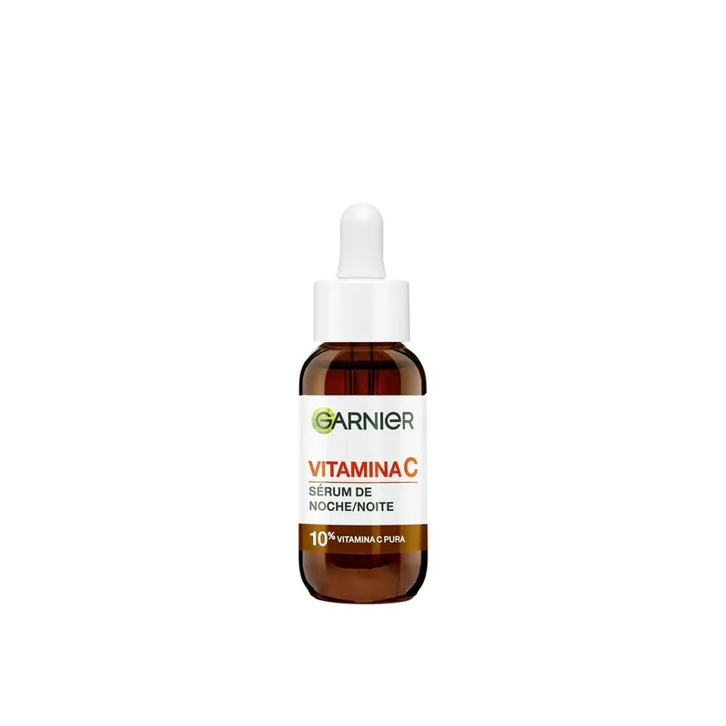 Korkea Laatu Garnier Skin Active Vitamin C C-vitamiini Tummia Läiskiä Vähentävä Yöseerumi 30ml Suomi Toimitus