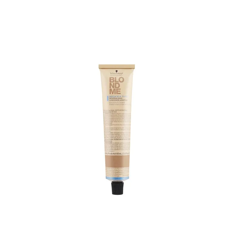 Suoraan Valmistajalta Schwarzkopf BLONDME Bleach & Tone Vaalennus- & Sävytysvoide B-Violetti Lisäaine 60ml Suomi Toimitus