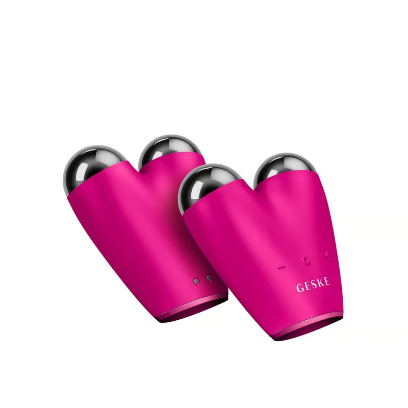 GESKE MicroCurrent -kasvokohottaja 6-in-1 Magenta Suomi Toimitus Viikonlopputarjous