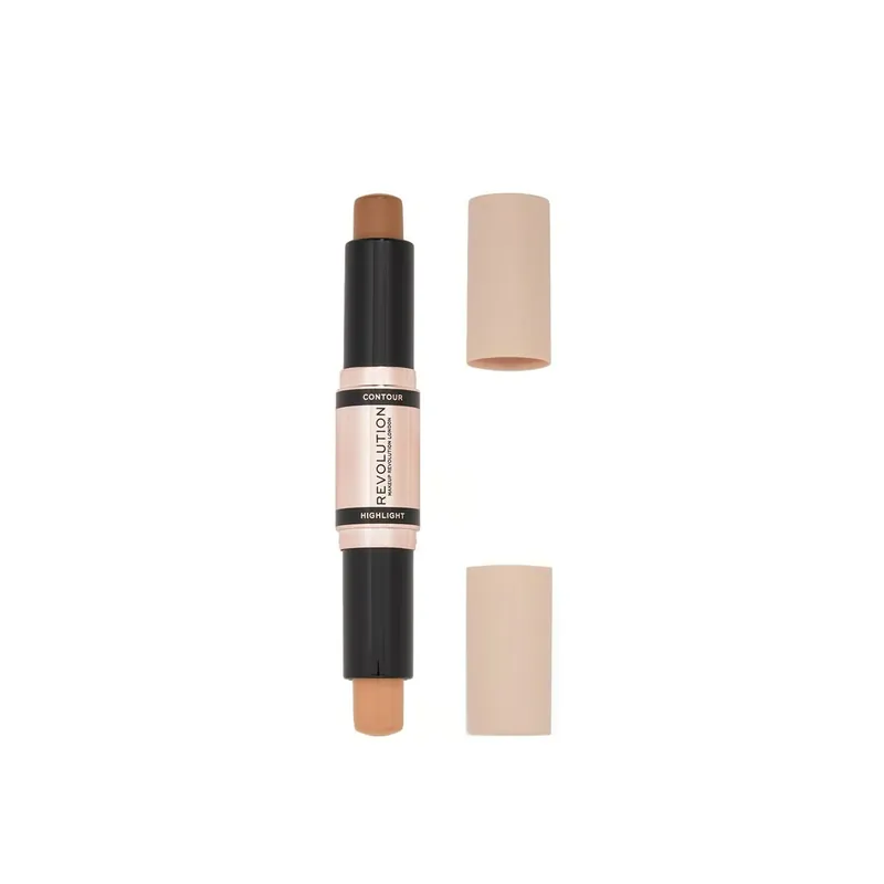 Loppuunmyynti Makeup Revolution Kaksipäinen Kontuurpuikko Dark 4.3g Suomi Toimitus