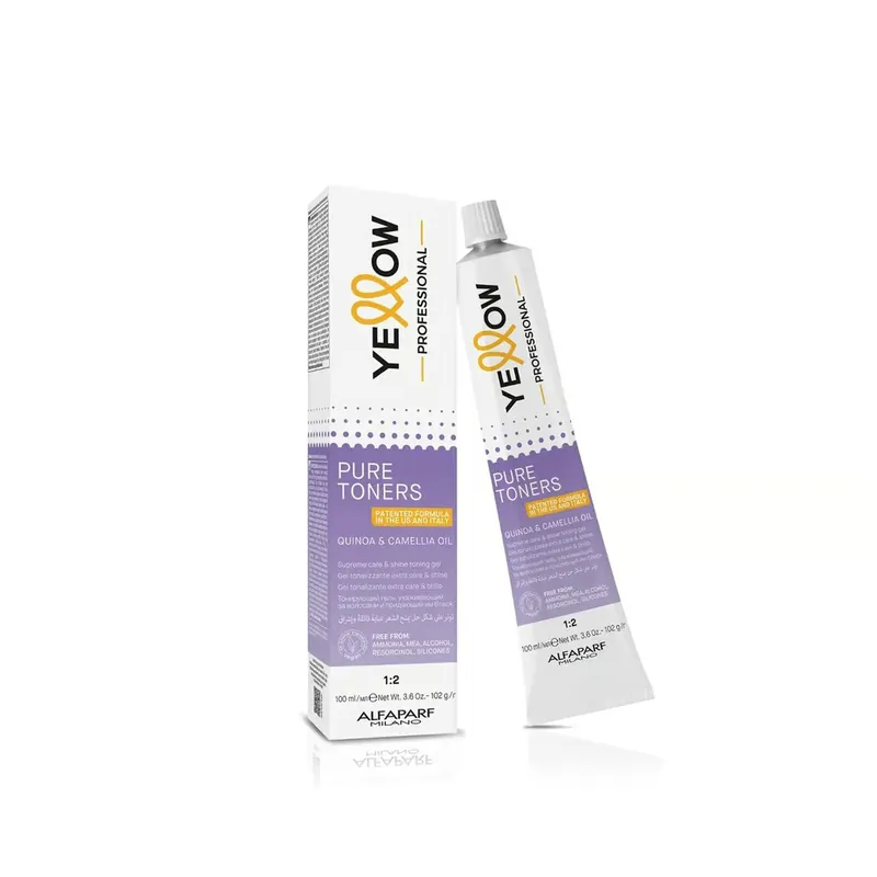 Yellow Professional Pure Toners Supreme Care & Shine Sävyttävä Geeli Suomi Toimitus Tukkuhinta