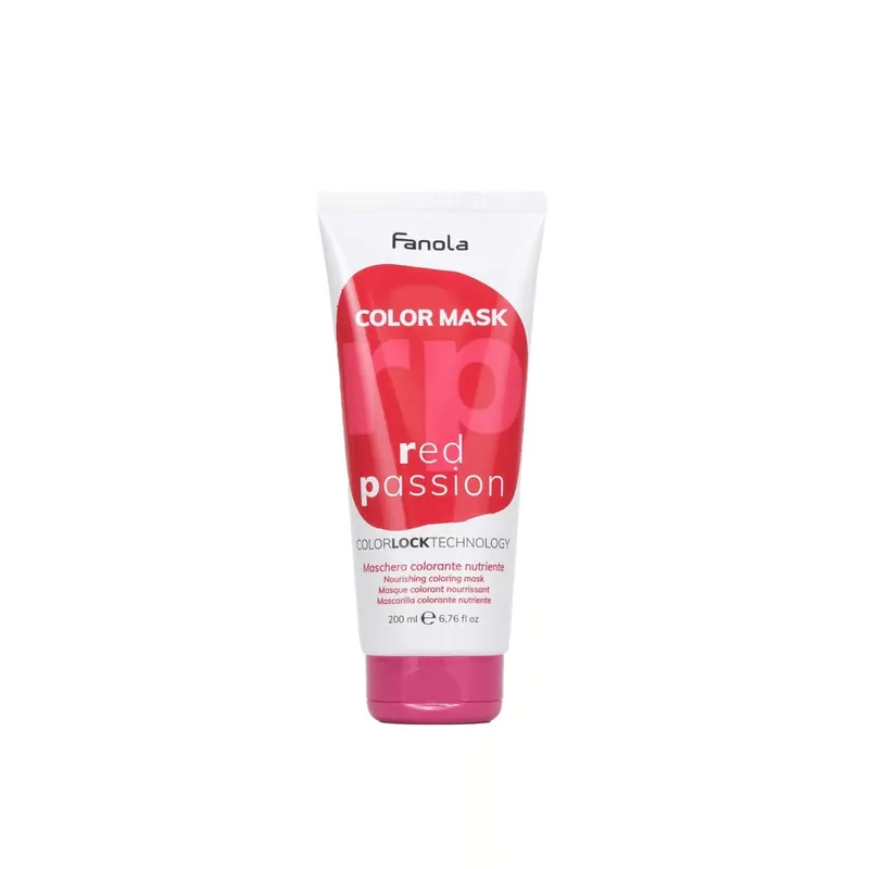 Erikoistarjous Fanola Color Mask Red Passion Ravitseva Värjäävä Hiusnaamio 200ml Suomi Toimitus