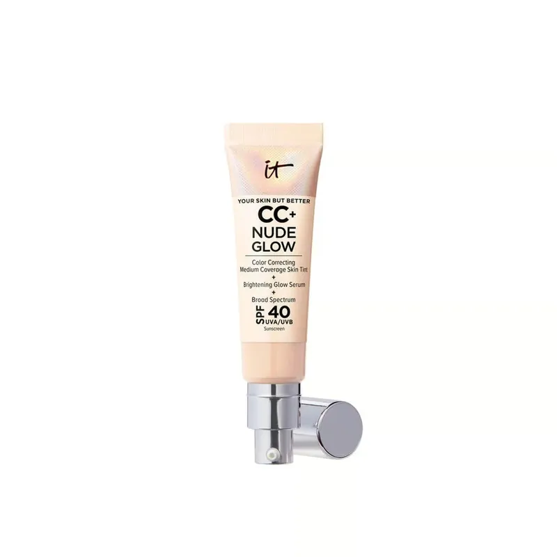 Ajankohtainen IT Cosmetics CC+ Nude Glow Kevyt Meikkivoide SPF40 Light 32ml Suomi Toimitus