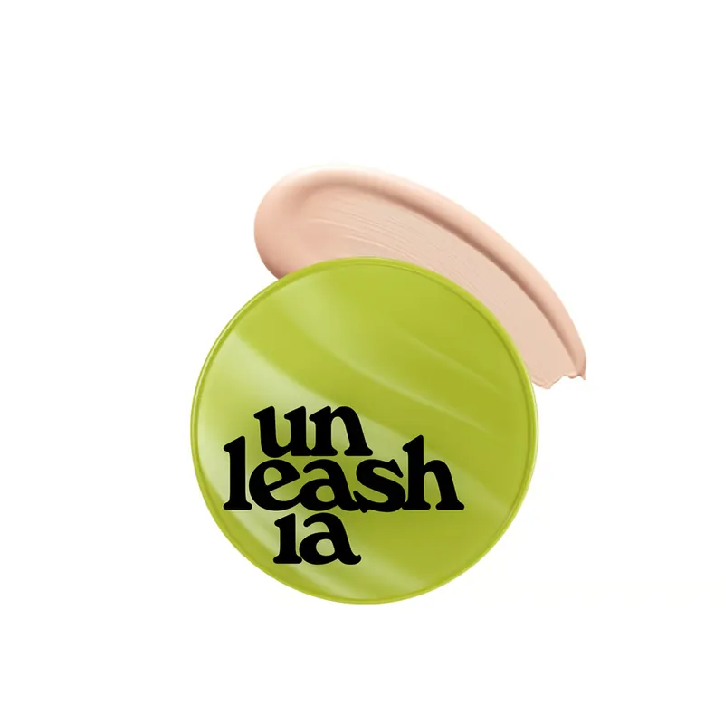 Alkuperäinen Unleashia Satin Wear Healthy-Green Cushion-Meikkivoide SPF30 27W Peachtan 15g Suomi Toimitus