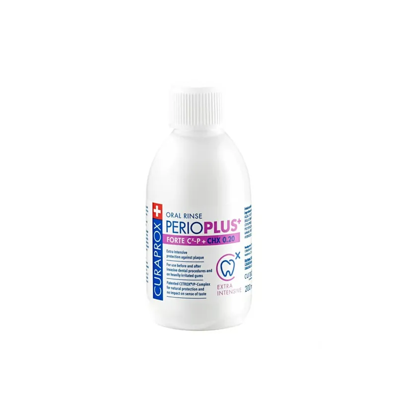 Bestseller Curaprox PerioPlus+ Forte Extra Intensiivinen Suuvesi 200ml Suomi Toimitus