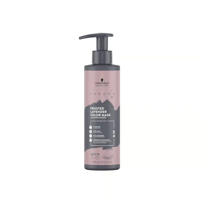 Alkuperäinen Schwarzkopf Chroma ID Sitova Värinaamio 8-19 Frosted Lavender 300ml Suomi Toimitus