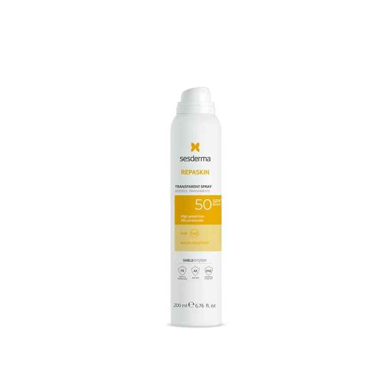 Alkuperäinen Sesderma Repaskin Läpinäkyvä Aurinkosuojasuihke SPF50 200ml Suomi Toimitus
