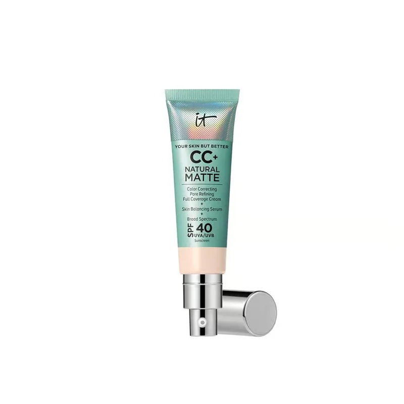 Vain Tänään IT Cosmetics CC+ Natural Matte Meikkivoide SPF40 Fair Porcelain 32ml Suomi Toimitus