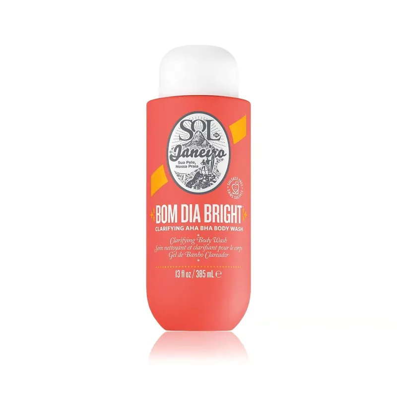 Korkea Laatu Sol de Janeiro Bom Dia Bright Kirkastava AHA BHA Vartalonpesuaine 385ml Suomi Toimitus