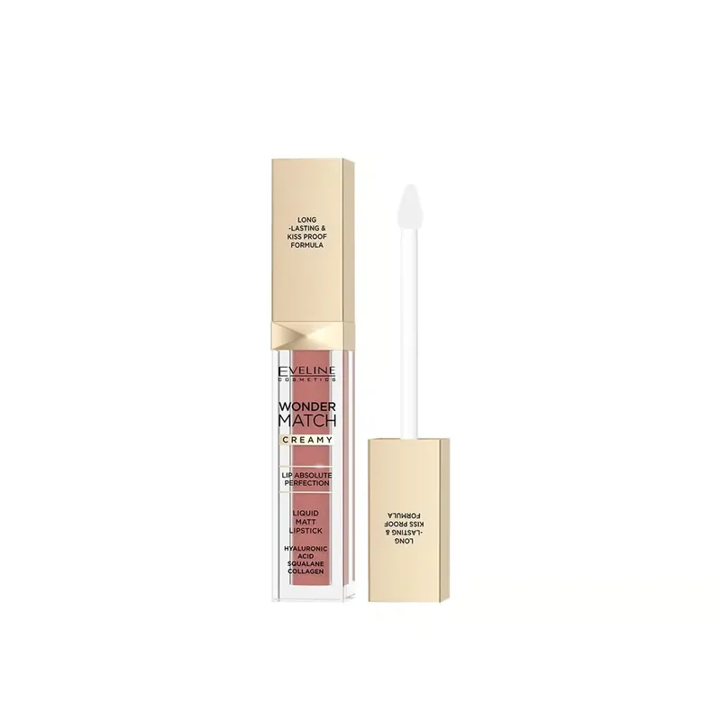 Aito Eveline Cosmetics Wonder Match Kermainen Nestemäinen Mattahuulipuna 09 Dream Nude 6.8ml Suomi Toimitus