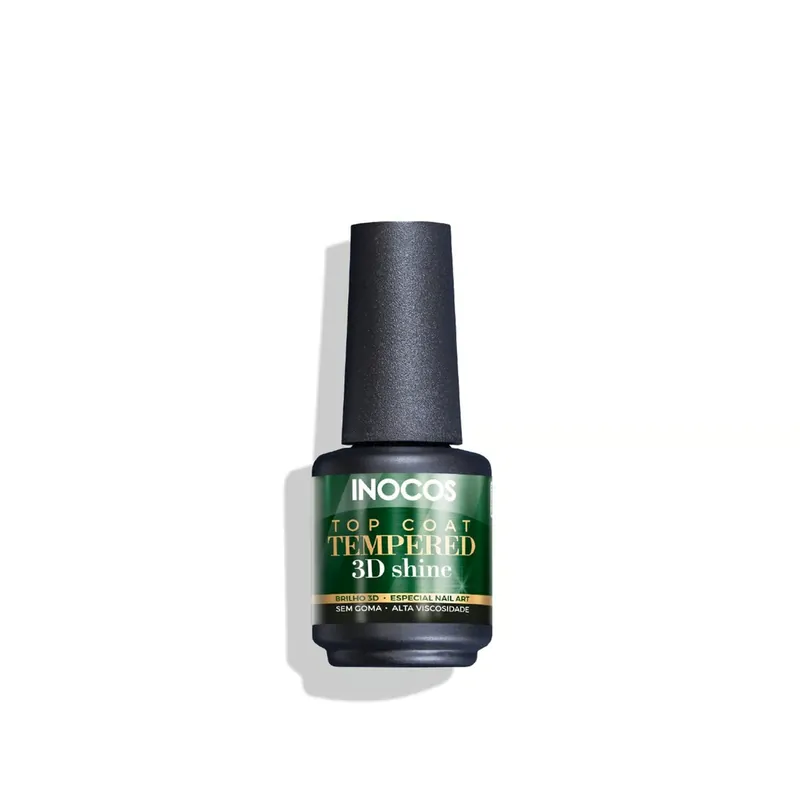Ajankohtainen INOCOS Tempered 3D Shine Päällyslakka 15ml Suomi Toimitus