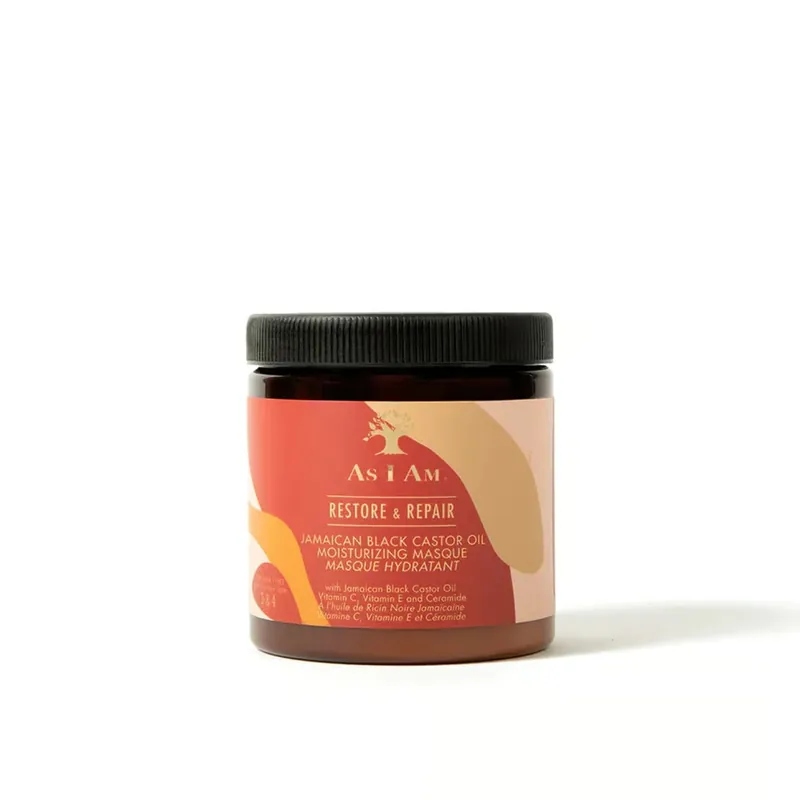 Lähetetään Heti As I Am Restore & Repair Jamaican Black Castor Oil Kosteuttava Naamio 227g Suomi Toimitus
