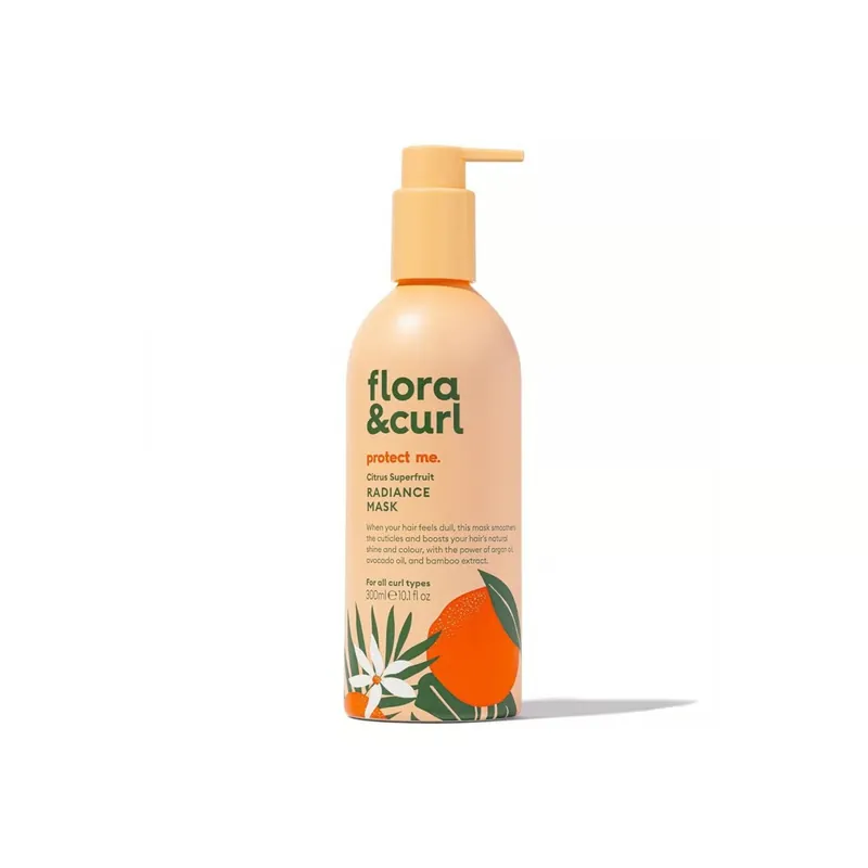 Flora & Curl protect me. Sitrushedelmien Säteilevä Naamio 300ml Suomi Toimitus Tarjoushinta