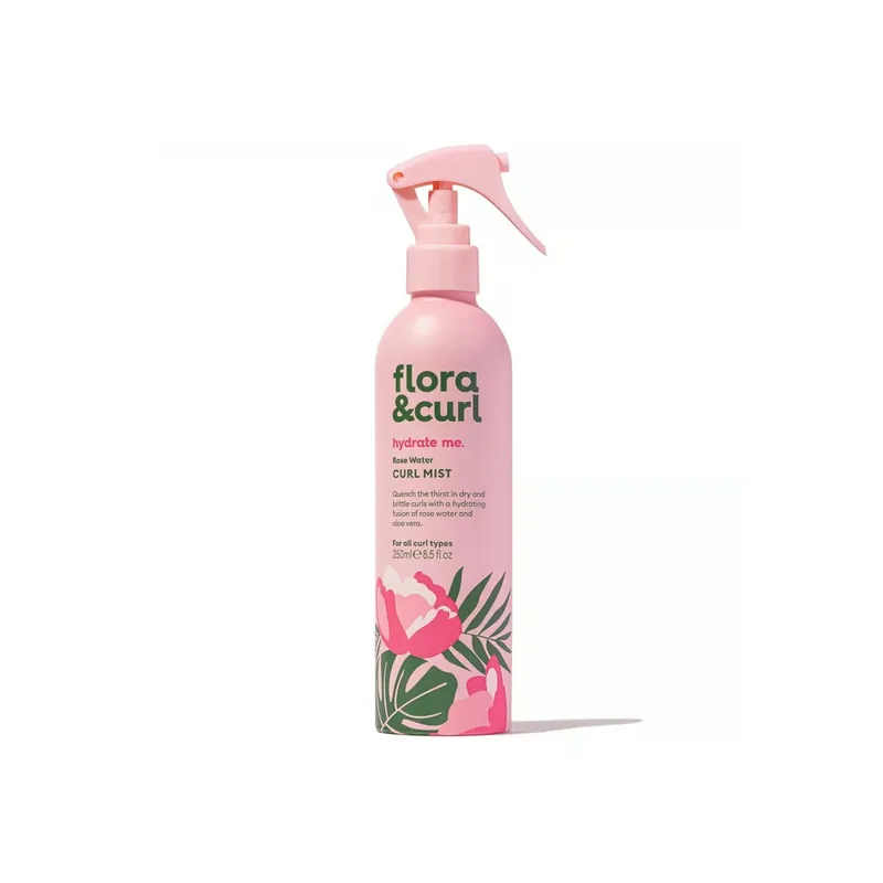 Tarjoushinta Flora & Curl hydrate me. Rose Water Curl -kosteussuihke 250ml Suomi Toimitus