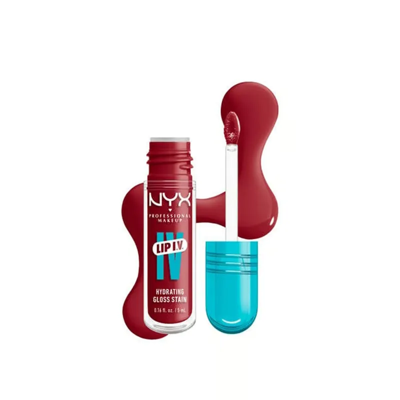 NYX Pro Makeup Lip I.V. Kosteuttava Huulikiiltoseerumi 10 Berry Thirsty 5ml Suomi Toimitus Uusi Kokoelma