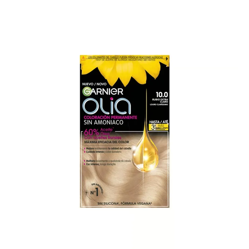 Aito Garnier Olia Kestävä Hiusväri 10.0 Very Light Blonde Suomi Toimitus