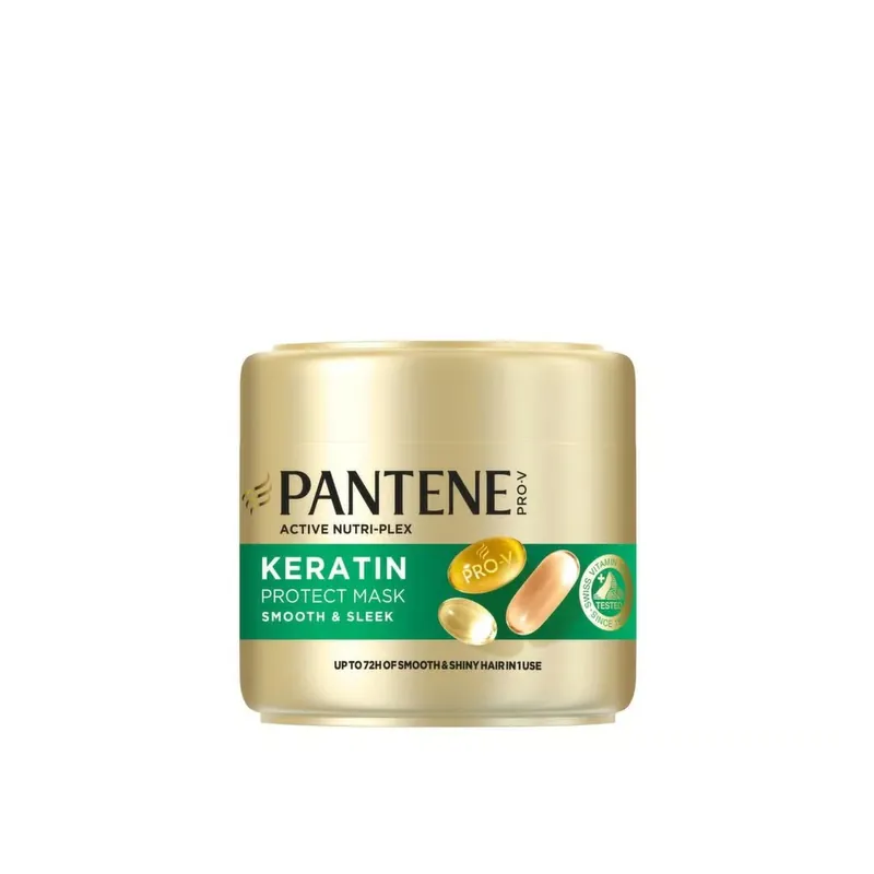 Heti Saatavilla Pantene Pro-V Active Nutri-Plex Smooth & Sleek Keratiininaamio 500ml Suomi Toimitus