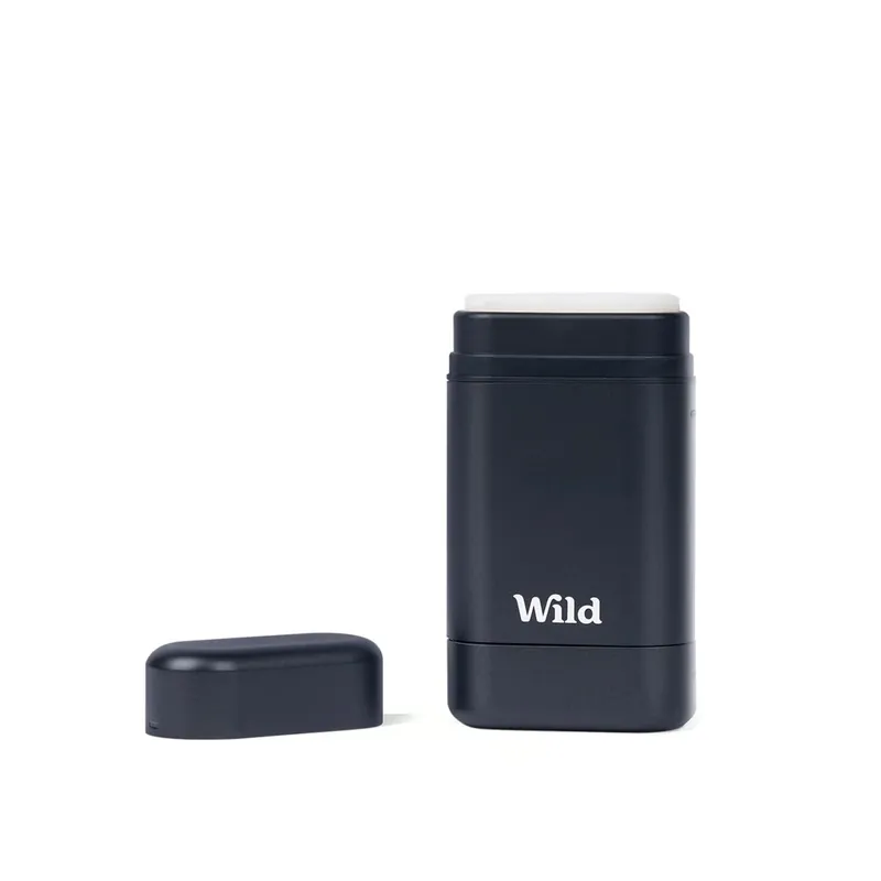 Wild Musta Kotelo ja Ocean Mist Uudelleentäytettävä Luonnollinen Deodorantti 40g Suomi Toimitus Tarjous