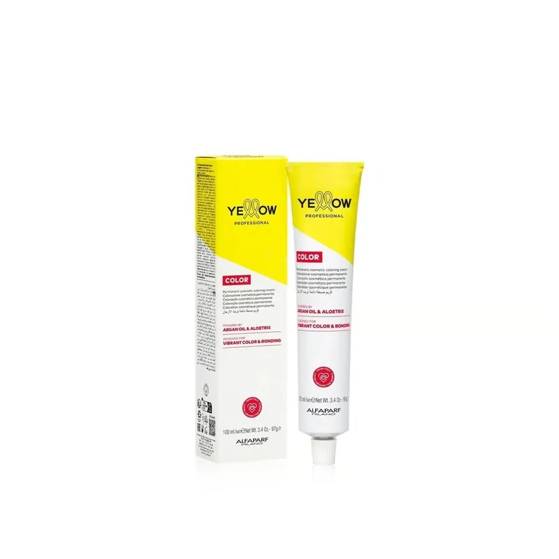 Yellow Professional Color Pysyvä Kosmeettinen Värjäysvoide 8.44+ Light Intense Copper Blonde 100ml Suomi Toimitus Turvallinen Maksu