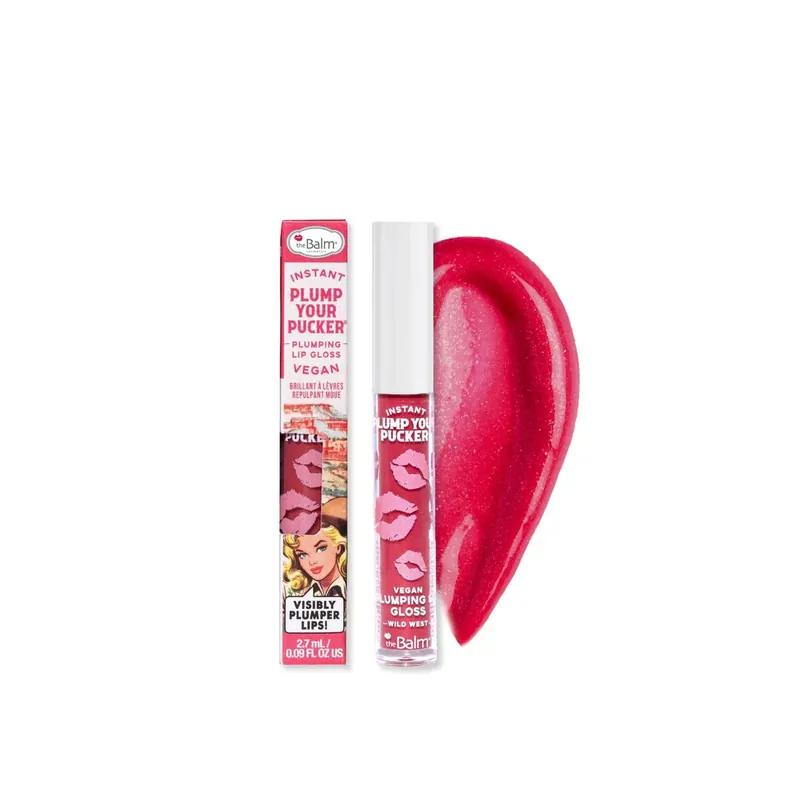 Uusi Kokoelma theBalm Instant Plump Your Pucker Huulikiilto Wild West 2.7ml Suomi Toimitus