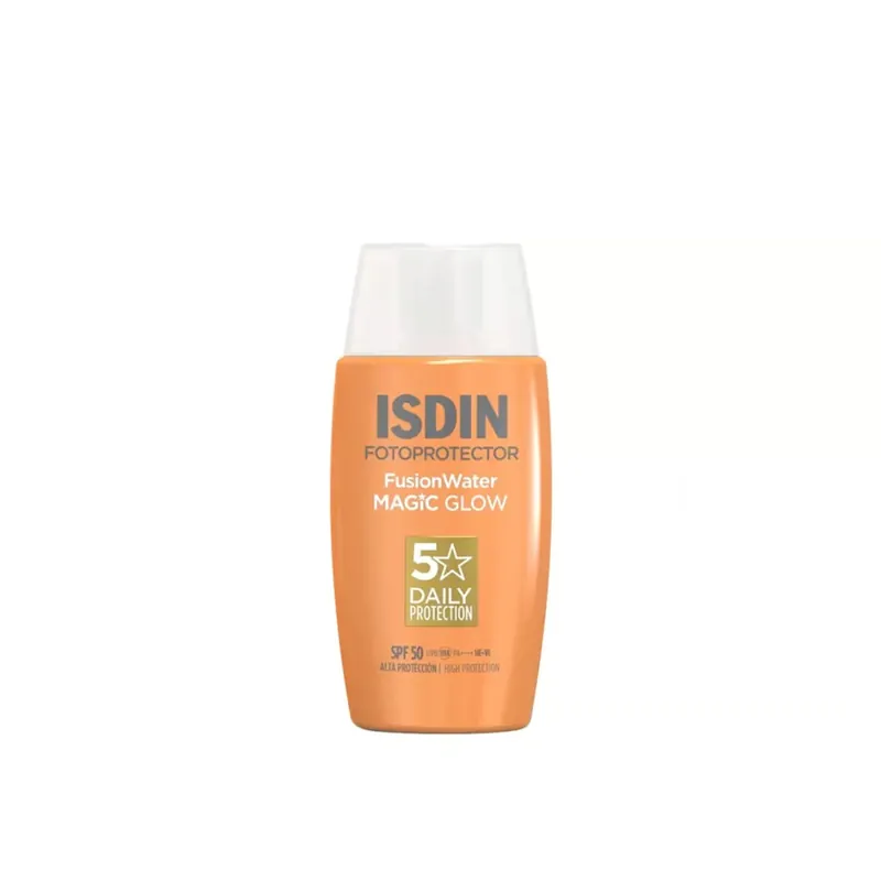 Asiakkaiden Suosikki ISDIN Fotoprotector Fusion Water Magic Glow Aurinkosuoja SPF50 50ml Suomi Toimitus