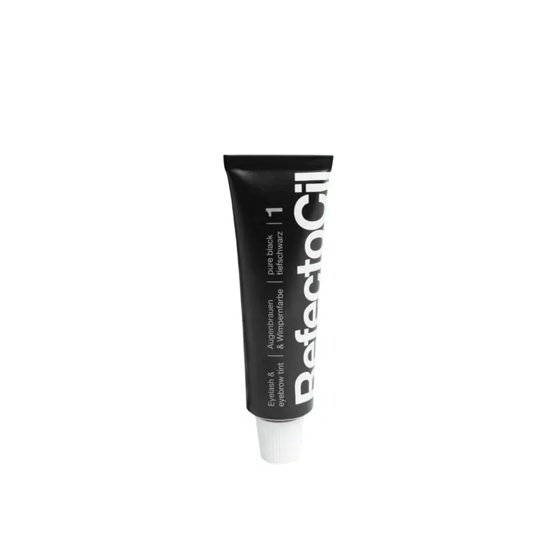 RefectoCil Ripsi- & Kulmaväri 1 Pure Black 15ml Suomi Toimitus Heti Saatavilla