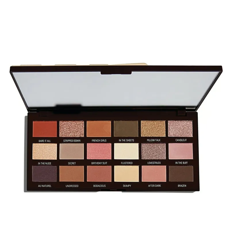 Ajankohtainen Makeup Revolution I Heart Revolution Nudes Chocolate -paletti Suomi Toimitus