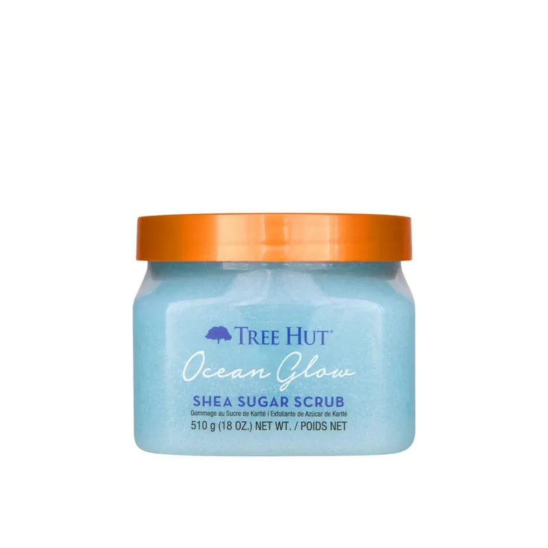 Pakollinen (Must-Have) Tree Hut Ocean Glow Shea Sokerikuorinta 510g Suomi Toimitus