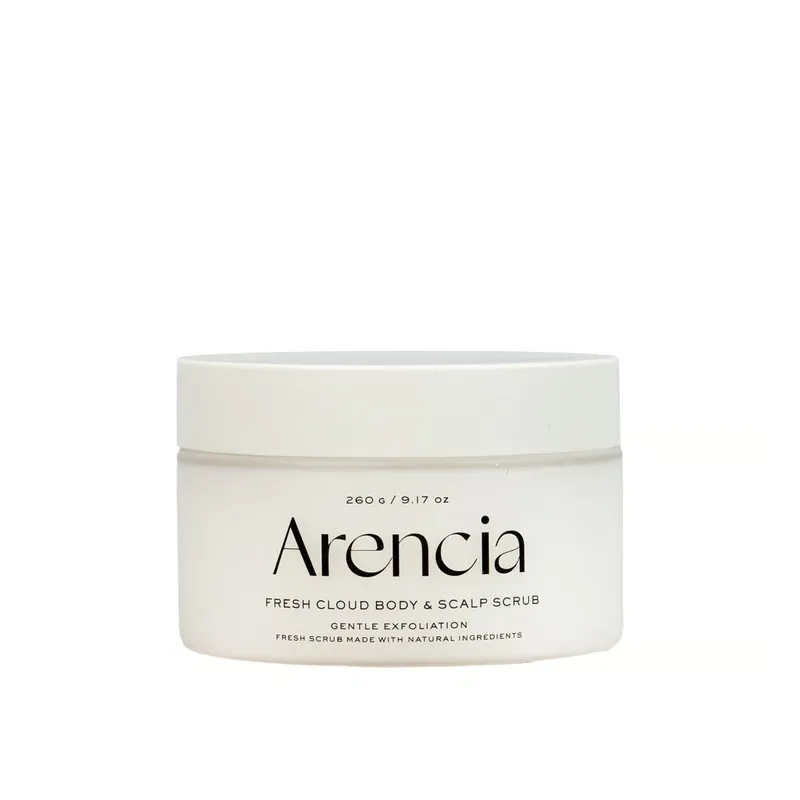 Paras Hinta Arencia Fresh Cloud Vartalo- & Päänahkakuorinta Valkoinen Tee & Neroli 260g Suomi Toimitus