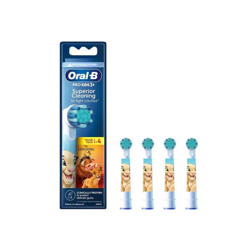 Oral-B Pro Kids 3+ Vuotta Vaihtoharja Sähköhammasharja Leijonakuningas x3 Suomi Toimitus Suoraan Valmistajalta