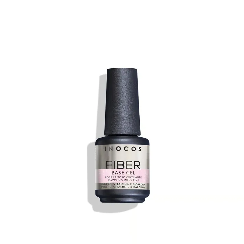 Flash-Tarjous INOCOS Fiber Base Gel Häikäisevä Maitomainen Vaaleanpunainen 15ml Suomi Toimitus