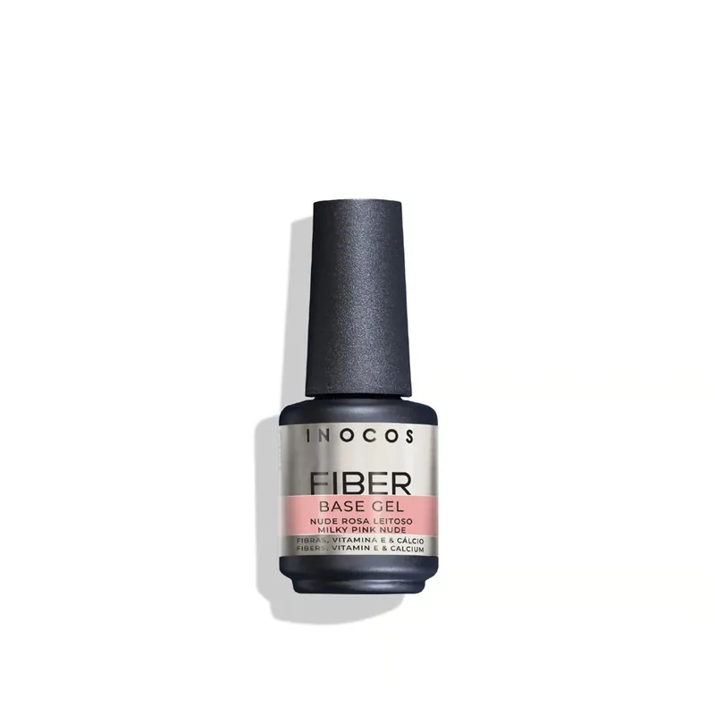 INOCOS Fiber Base Geeli Milky Pink Nude 15ml Suomi Toimitus Uusi Kokoelma