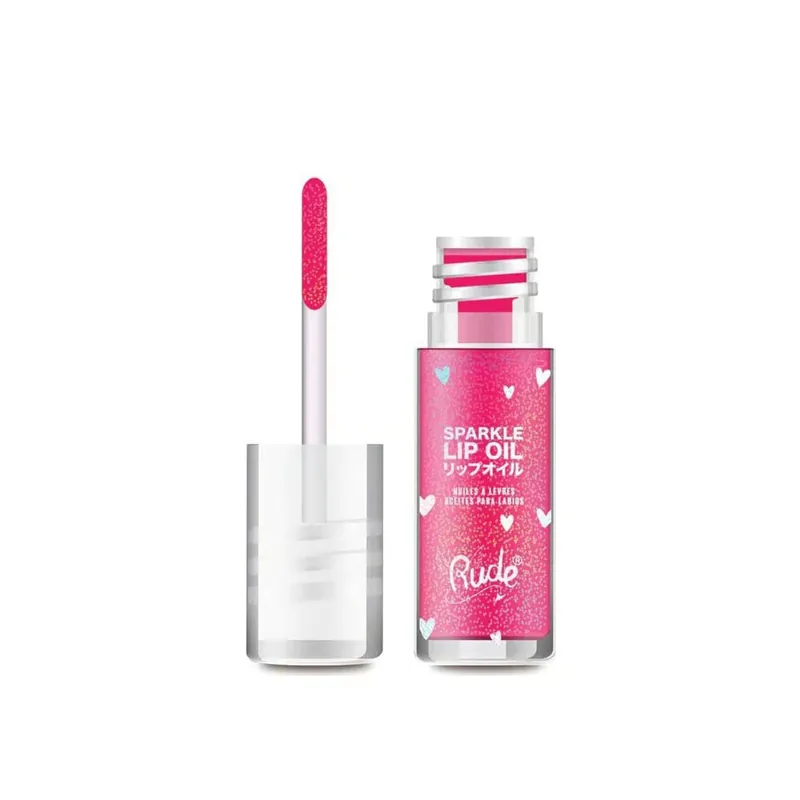 Flash-Tarjous Rude Cosmetics Manga Collection Kimalteleva Huuliöljy Watermelon 4g Suomi Toimitus